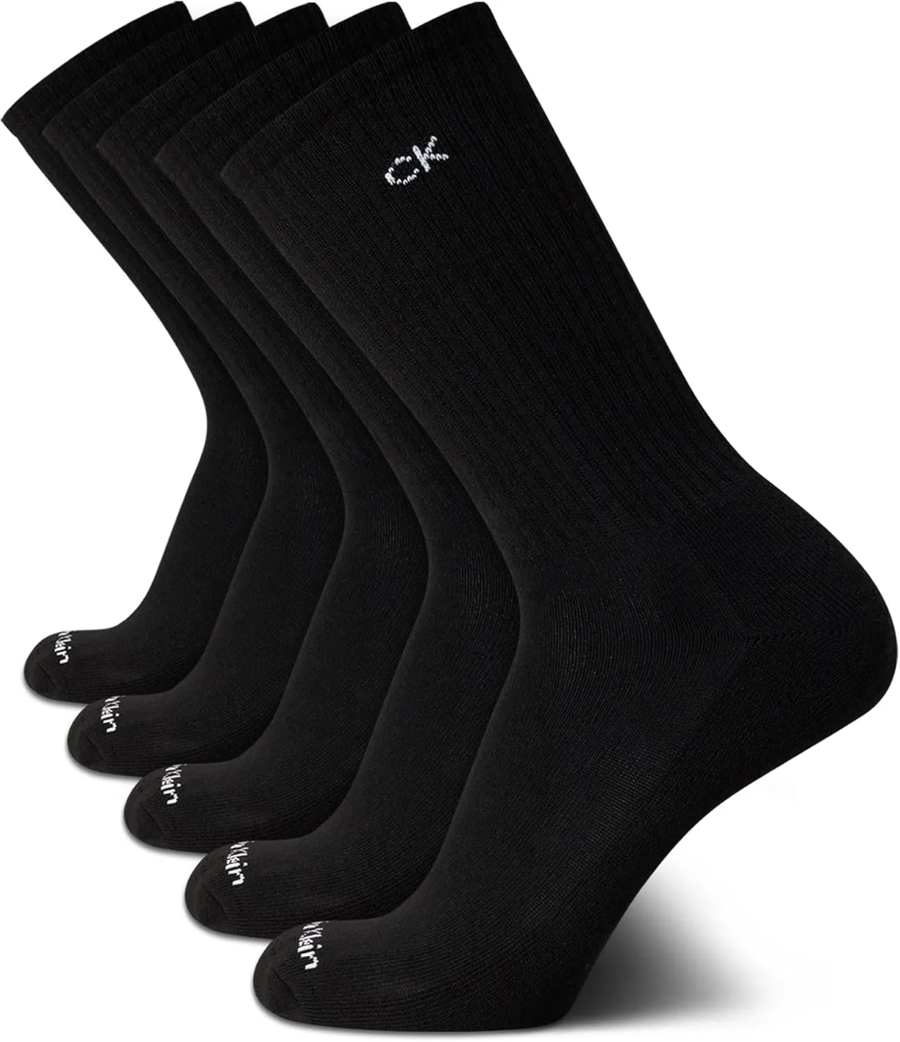Calvin Klein Men's Crew Athletic Mid-Calf Socks (5 Pack)