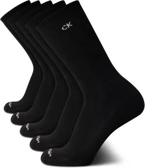 Calvin Klein Men's Crew Athletic Mid-Calf Socks (5 Pack)