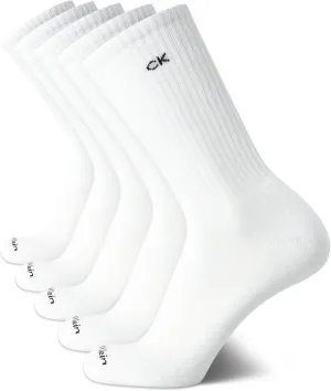 Calvin Klein Men's Crew Athletic Mid-Calf Socks (5 Pack)