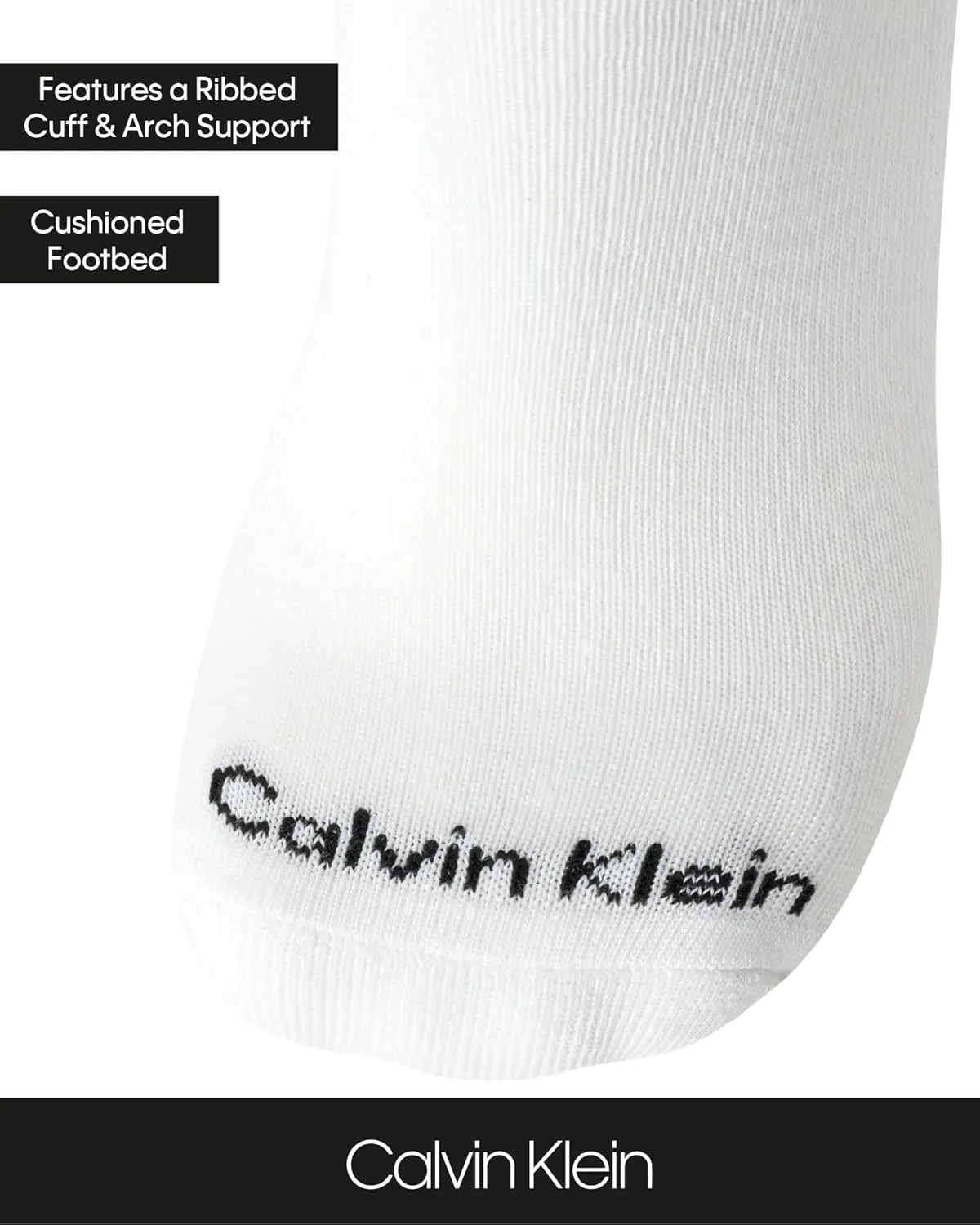 Calvin Klein Men's Crew Athletic Mid-Calf Socks (5 Pack)