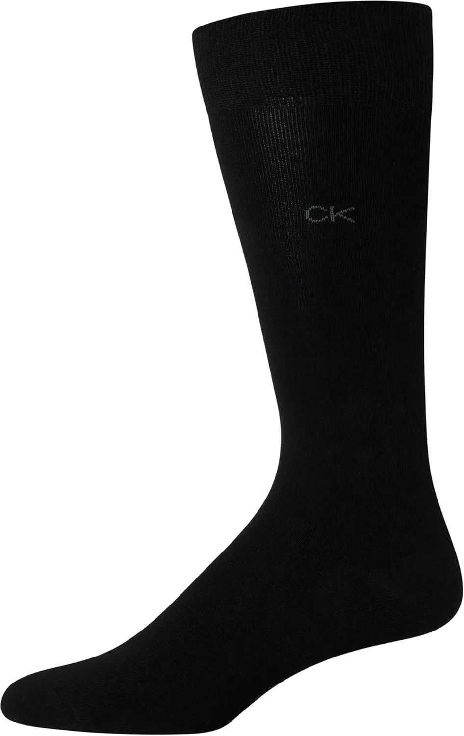 Calvin Klein Men's Dress Socks - 8 Pack Breathable Cotton Mid Crew Socks - Casual Long Work Socks for Men (Sizes 7-12)
