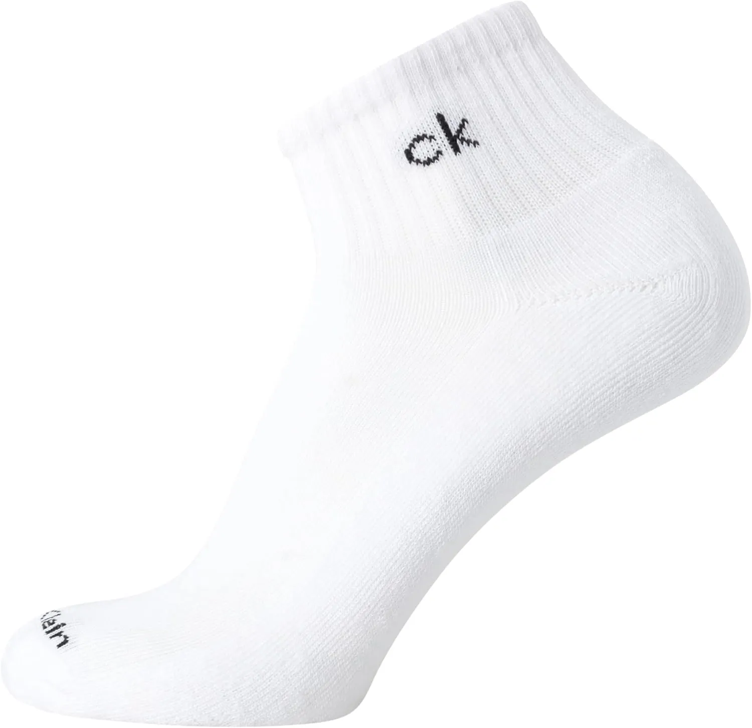 Calvin Klein Men's Quarter Socks - 6 Pack Cushioned Mini Crew Athletic Socks for Men, Ideal for Running, Sport, and Hiking