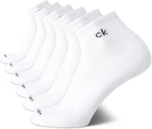Calvin Klein Men's Quarter Socks - 6 Pack Cushioned Mini Crew Athletic Socks for Men, Ideal for Running, Sport, and Hiking