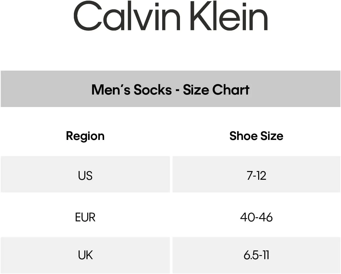 Calvin Klein Men's Quarter Socks - 6 Pack Cushioned Mini Crew Athletic Socks for Men, Ideal for Running, Sport, and Hiking