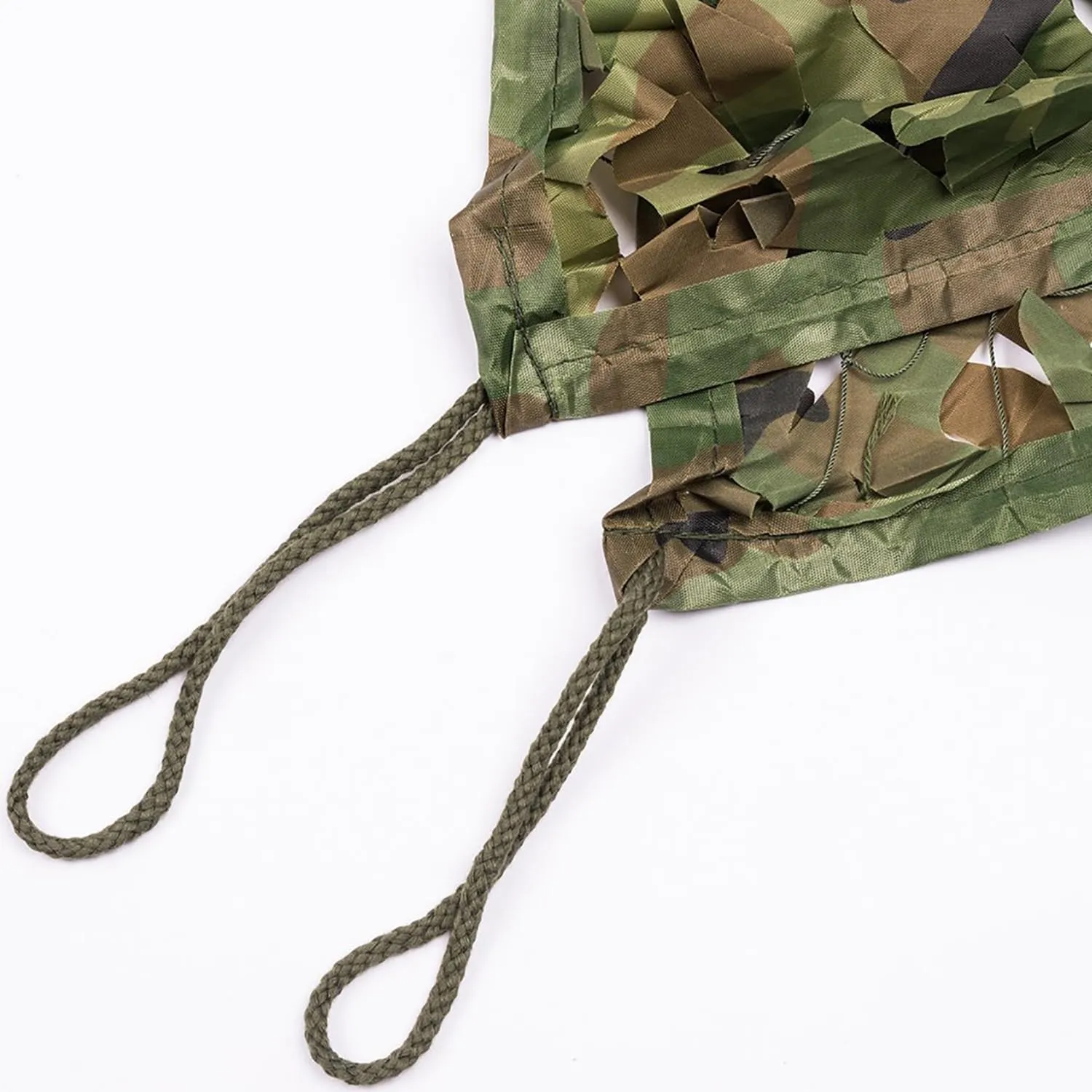 Camo Netting/Camo Tarp/Sunshade, Camouflage Net Ground Blind for Hunting, Camping, Sunshade, Shooting, Garden Fence Decorations