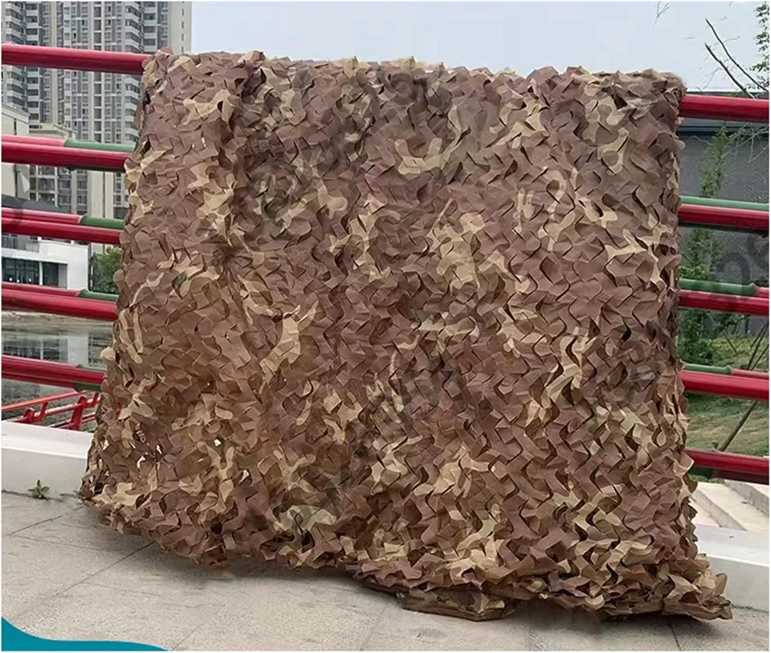 Camo Netting,Camouflage Netting,Bulk Roll,Hunting Blind Camo Net,Army Tarp Fence Net,Army Party Decorations, Great for Camping, Shooting,Photograph,Car Cover,Outdoor,2 * 4m(6.56 * 13.12ft)