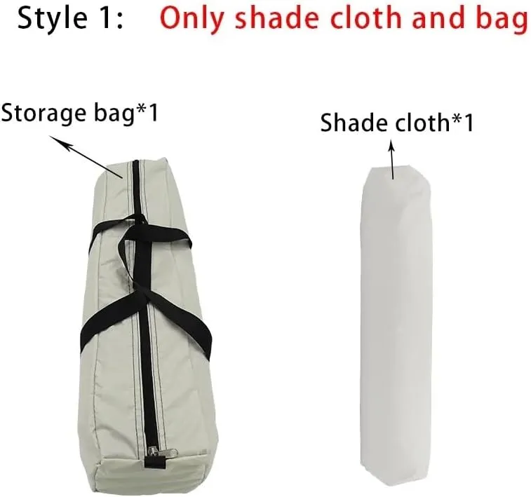 Camping Awning Canopy Tarp Durable Waterproof Lightweight for Outdoor Tent Shade Multi-Purpose Use(Style 1)