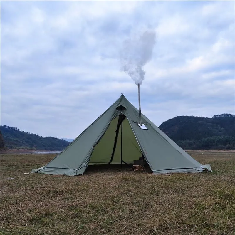 Camping Awning Canopy Tarp Durable Waterproof Lightweight for Outdoor Tent Shade Multi-Purpose Use(White Flysheet)