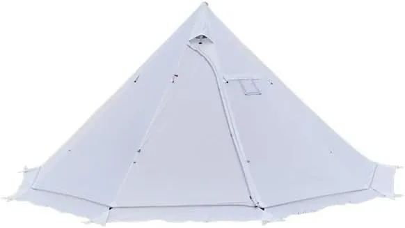 Camping Awning Canopy Tarp Durable Waterproof Lightweight for Outdoor Tent Shade Multi-Purpose Use(White Flysheet)