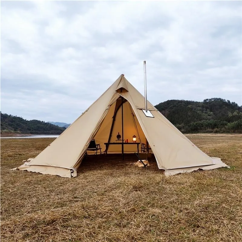 Camping Awning Canopy Tarp Durable Waterproof Lightweight for Outdoor Tent Shade Multi-Purpose Use(White Flysheet)