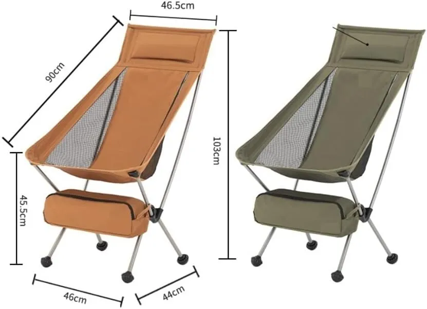 Camping Chair Folding Chair Portable Chair Ultralight Backpack Camping Chair Travel Hiking Foldable Portable Outdoor Beach Backpack Seat, Breathable Double-Sided Mesh Camping Chairs for Adults