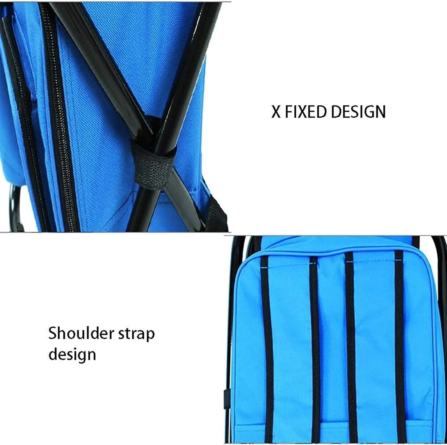 Camping Chair Outdoor Fishing Chair Outdoor Leisure Fishing Chair, Heavy Duty High, Stable Structure, Compact Portable Folding Chairs for Outside Portable