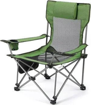 Camping Chair Recliner Portable, Beach Chairs Height Folding Lightweight, Comfortable Camping Chairs, for Camping, Hiking Fishing,A