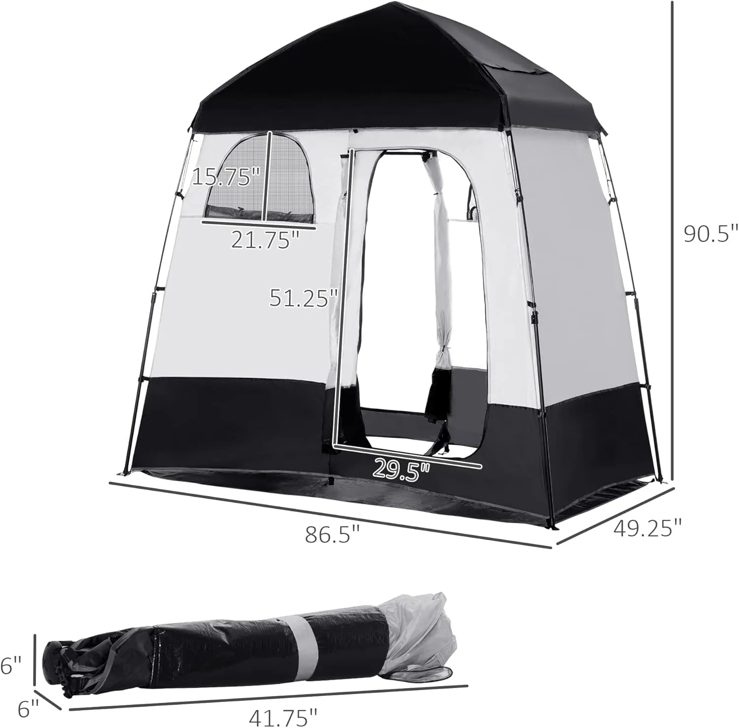 Camping Dome Tent is Suitable for 2/3/4/5 People, Waterproof, Spacious, Portable Backpack Tent, Suitable for Outdoor Camping/Hiking and Outdoor, Portable Tent