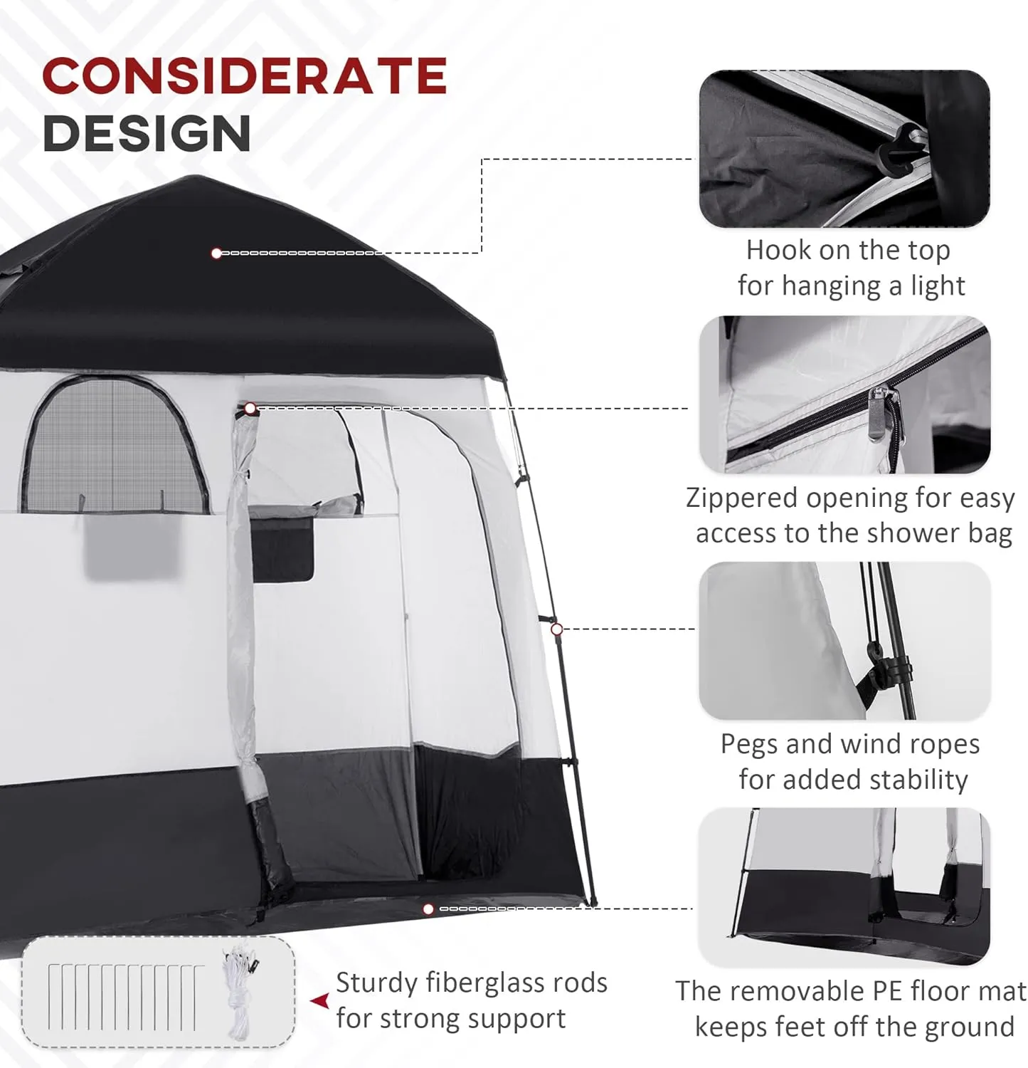 Camping Dome Tent is Suitable for 2/3/4/5 People, Waterproof, Spacious, Portable Backpack Tent, Suitable for Outdoor Camping/Hiking and Outdoor, Portable Tent