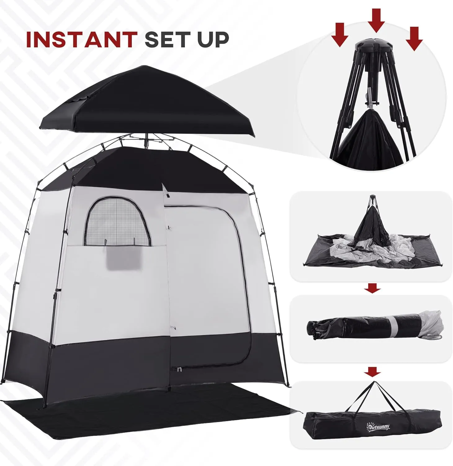 Camping Dome Tent is Suitable for 2/3/4/5 People, Waterproof, Spacious, Portable Backpack Tent, Suitable for Outdoor Camping/Hiking and Outdoor, Portable Tent
