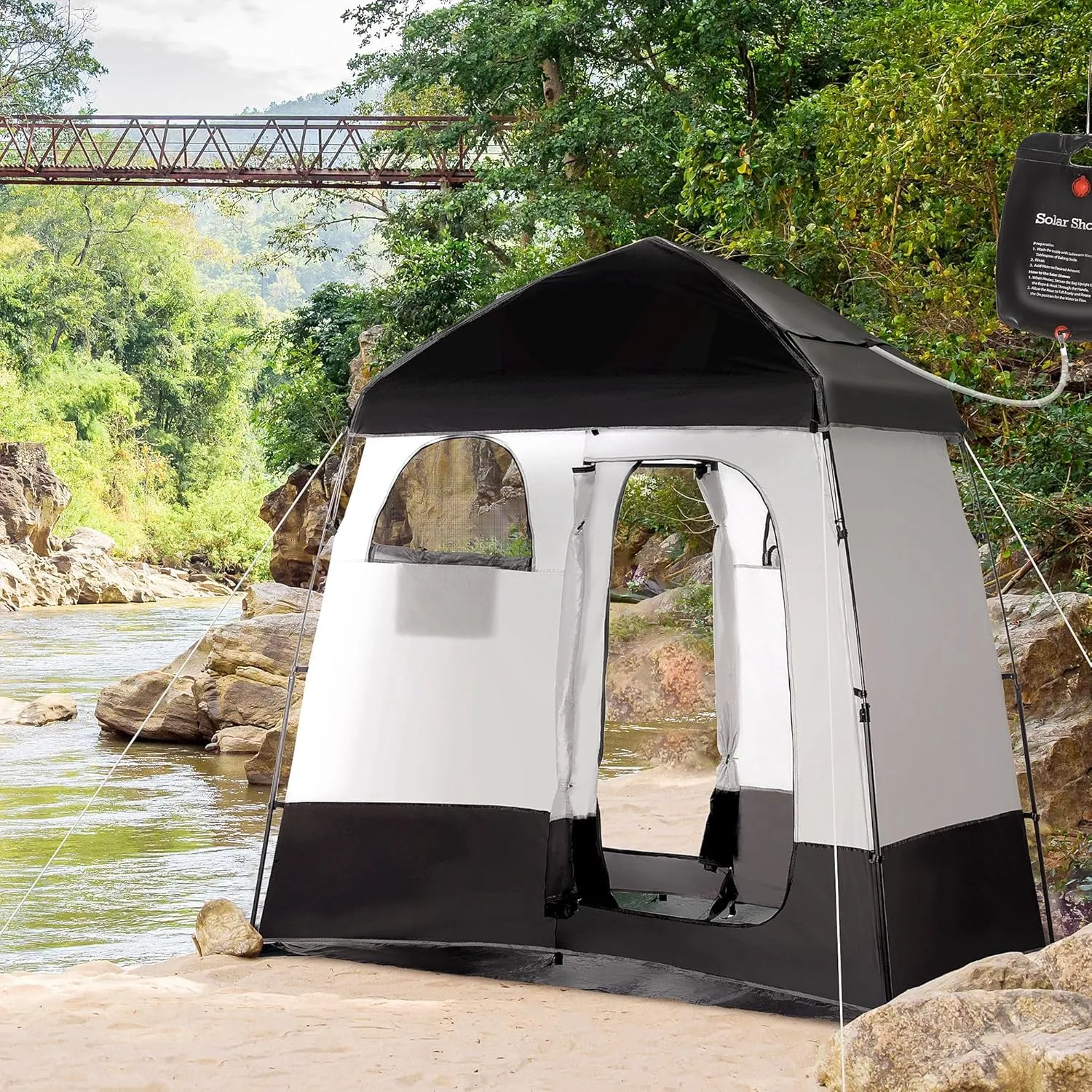 Camping Dome Tent is Suitable for 2/3/4/5 People, Waterproof, Spacious, Portable Backpack Tent, Suitable for Outdoor Camping/Hiking and Outdoor, Portable Tent