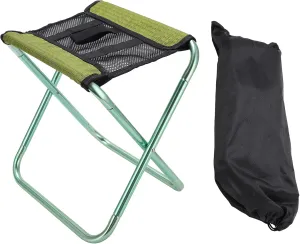 Camping Stool,1 Foldable Stool,Fishing Chair,Foldable Chair Portable Aluminum Fishing Camping Green