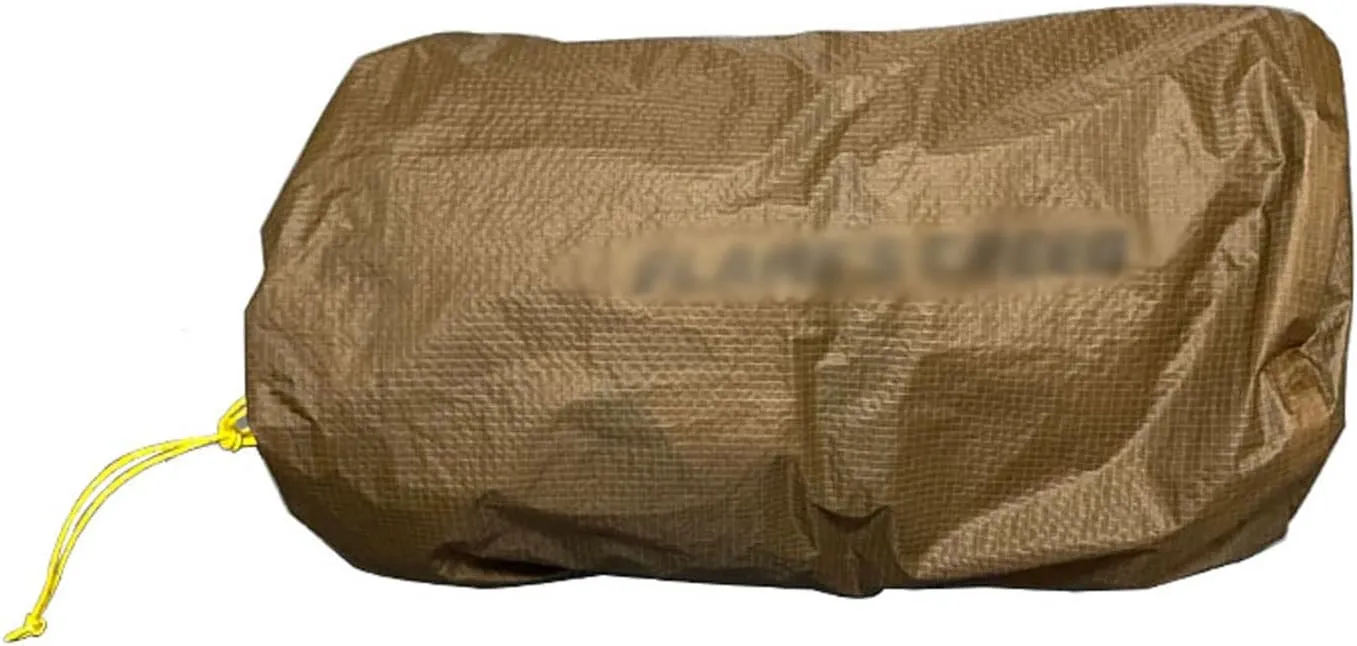 Camping Tarp,3 * 3m 4 * 3m 5 * 3m 15d Nylon Silicone Coating Outdoor Caming Tent Tarp (Color : Khaki, Size : 3 * 3m)
