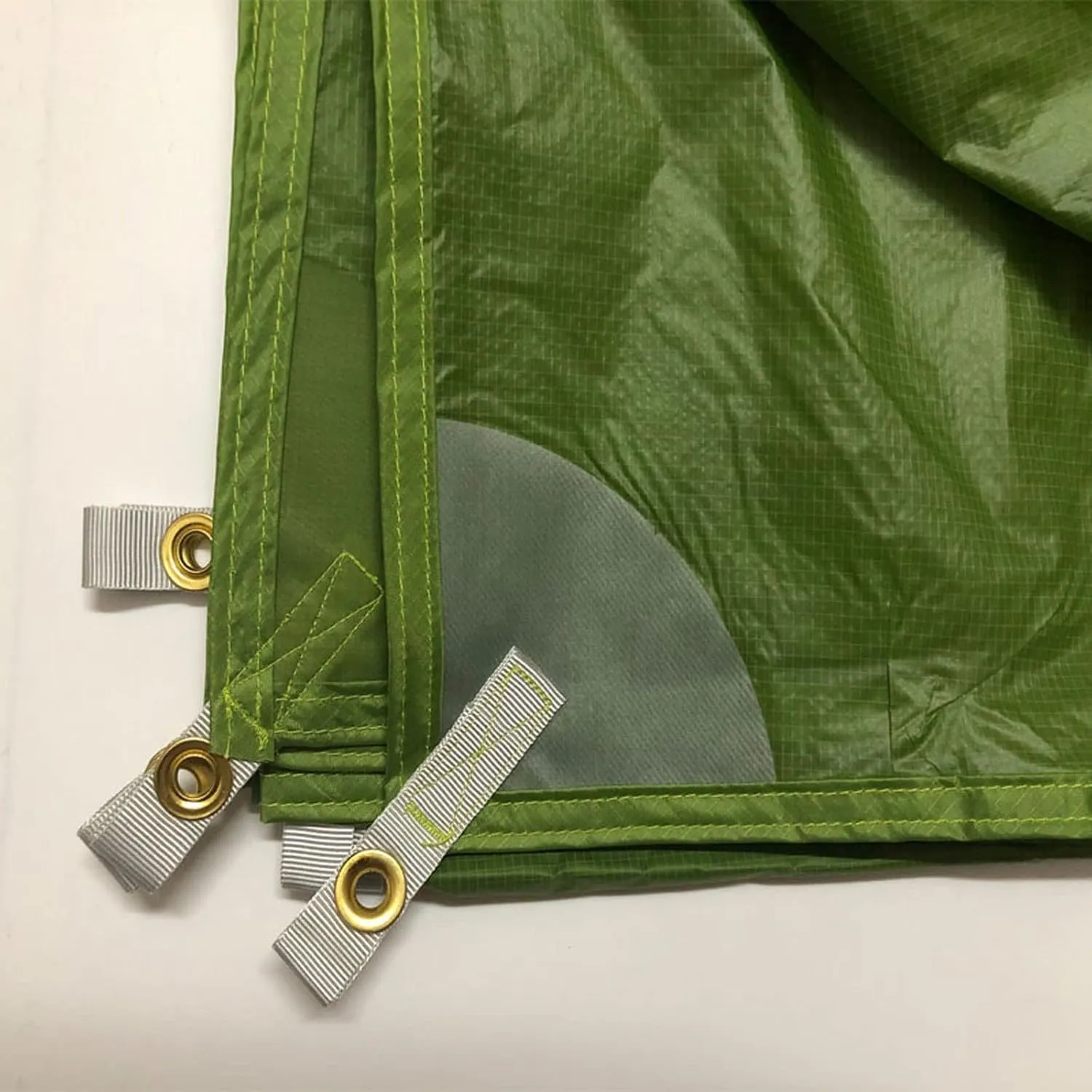 Camping Tarp,3 * 3m 4 * 3m 5 * 3m 15d Nylon Silicone Coating Outdoor Caming Tent Tarp (Color : Khaki, Size : 3 * 3m)