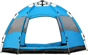 Camping Tent Automatic Double-Layer Quick-Open Tent Breathable and Rainproof for Outdoor Camping Hiking Backpacking Beach