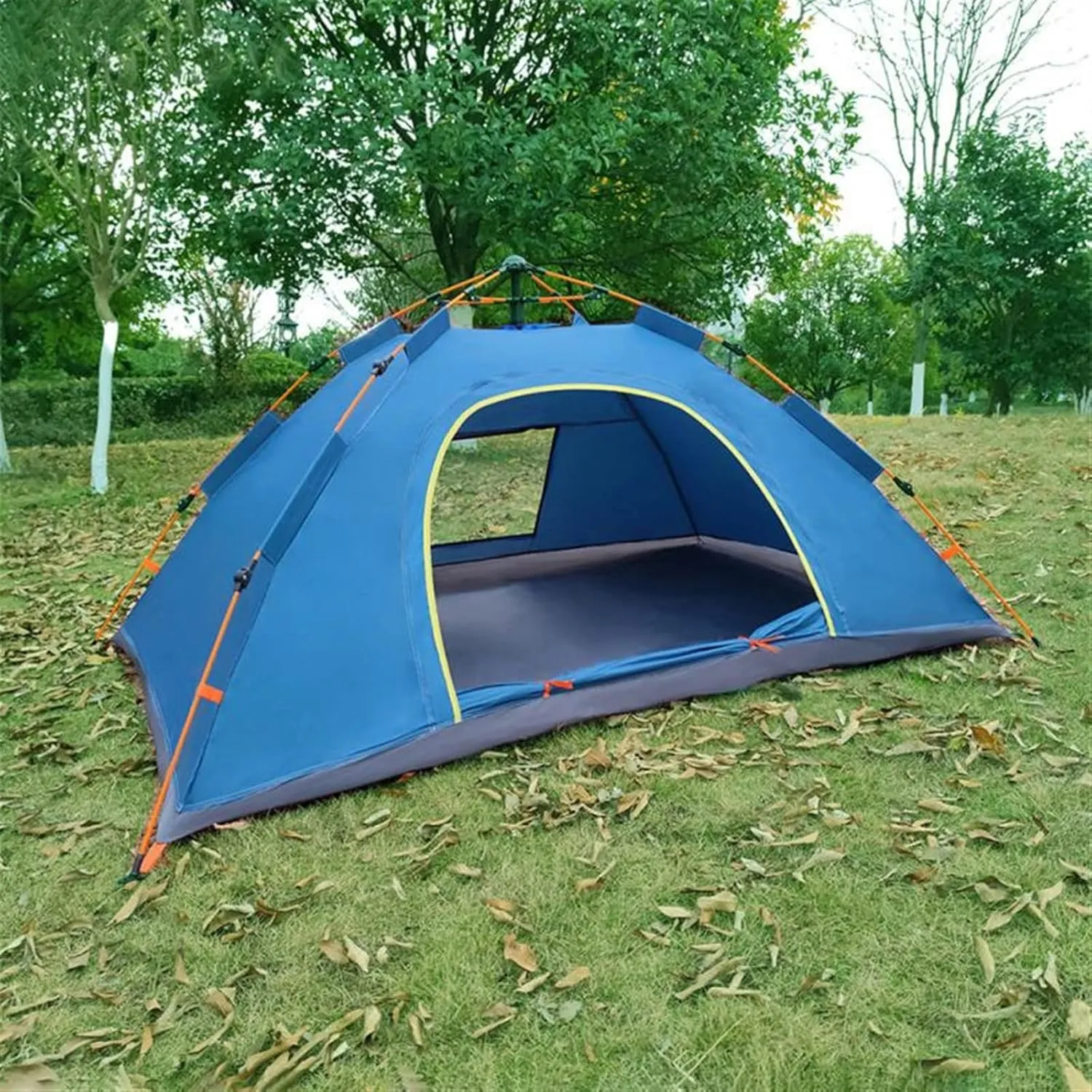 Camping Tent Folding Automatic Tent 2-3-4 Person Waterproof Sturdy 4 Season Beach Fishing Tents Quickly Open Outdoor Camping Gear ?ad?r