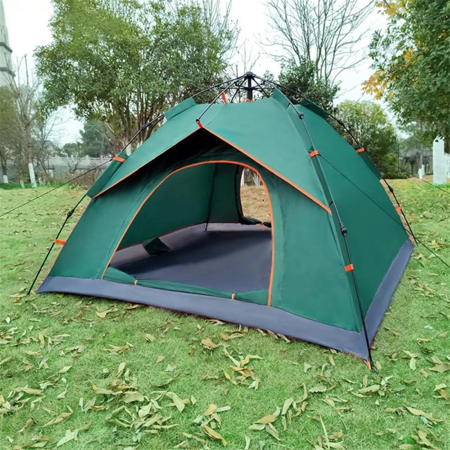 Camping Tent Folding Automatic Tent 2-3-4 Person Waterproof Sturdy 4 Season Beach Fishing Tents Quickly Open Outdoor Camping Gear ?ad?r