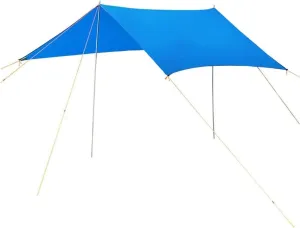 Camping Tent Tarp,Hammock Rain Fly Tarp,Waterproof Tarp Backpacking,Multifunctional Tarp Tent for Camping Tarp for Camping,Hiking and Outdoor Activities (Color : Royal Blue) (Royal Blue)