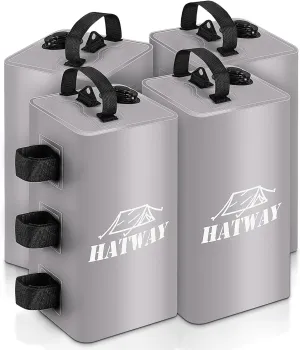 Canopy Water Weight Bag,88 LBS Water Tent Weights Set of 4 Leg Weights for Pop Up Canopy,Gazebo,Canopies,Tent-4 * 10L-Gray