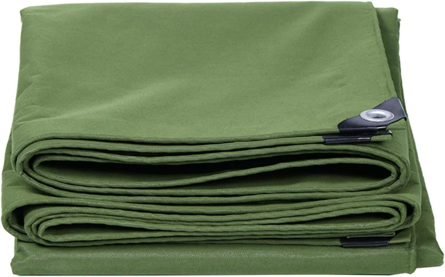 Canvas Tarps Truck Tarp Waterproof 3x3ft, Heavy Duty Tarpaulin Cover, tarp Cover Waterproof with Aluminum Grommets, Heavy Duty Thick Material, for Roof, Outdoor, Patio