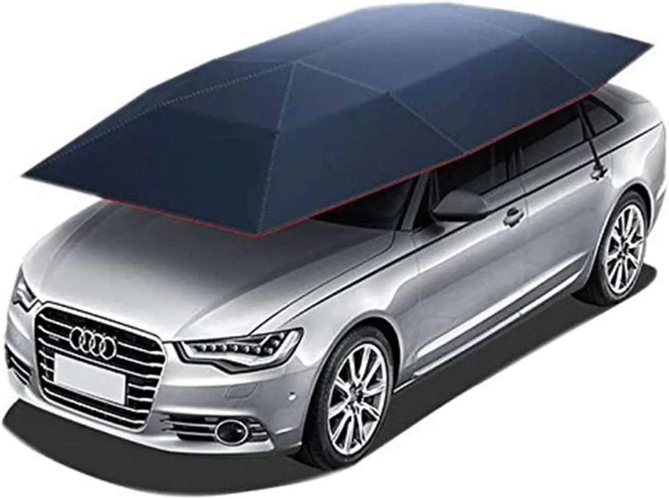 Car Sunshades All-Season Automatic Car Tent Cover Carport Folded, Car Umbrella Tent Car Sunshade with Anti-UV, Water-Proof, Proof Wind, Snow, Storm Hail 4.2 2.2M