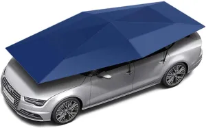 Car Sunshades Car Tent for All Season, Portable Collapsible Car Umbrella Cover with Anti-UV, Water-Proof, Proof Wind, Snow, Falling Objects, Expand Manually