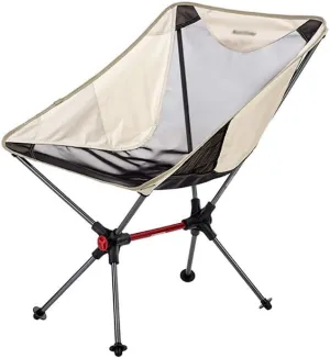 Chairs Folding Camping Chair Ultralight Backpacking Chair Mesh Breathable Back for Outside Camping Hiking Folding Chairs,Beige
