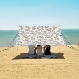 Christmas Tree Cakes Beach Camping Tent Sun Shelter for Whole Family, Xmas Beach Shade Canopy with UPF50  UV Protection,Easy Set Up and Carry,Outdoor Shade for Trips, Fishing, Backyard Fun Picni