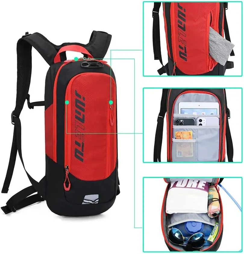 Clakllie Hydration Backpack with 2L Hydration Bladder Water Backpack for Hiking Hydration Pack Running Cycling Daypacks
