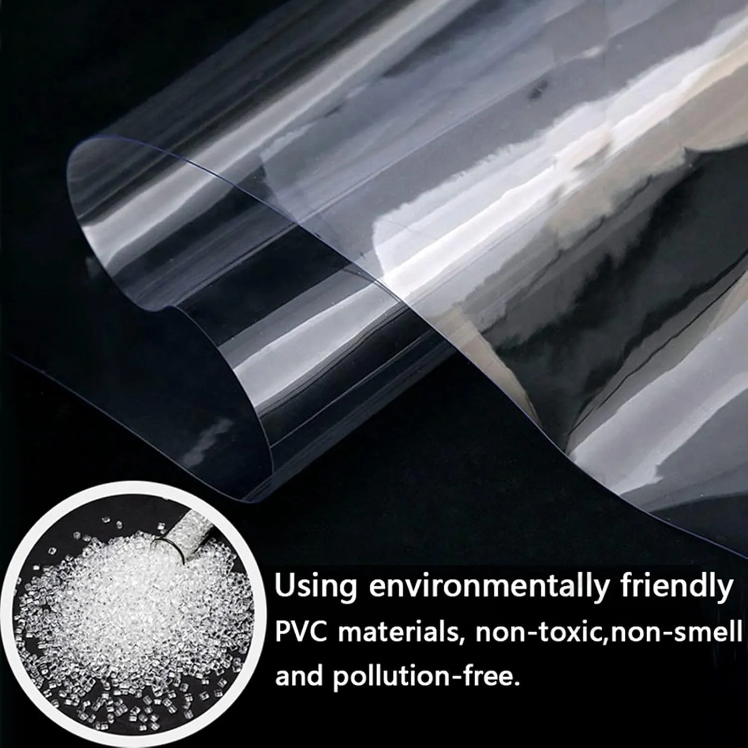 Clear Plastic Tarps Heavy Duty Waterproof 1.1x2.9m, PVC Tarpaulin Duffel Bag, with Grommets, Heat Preservation, for Outdoor Shelter, Roof Cover, Garden Shade, Camping (1.1x2.9m)