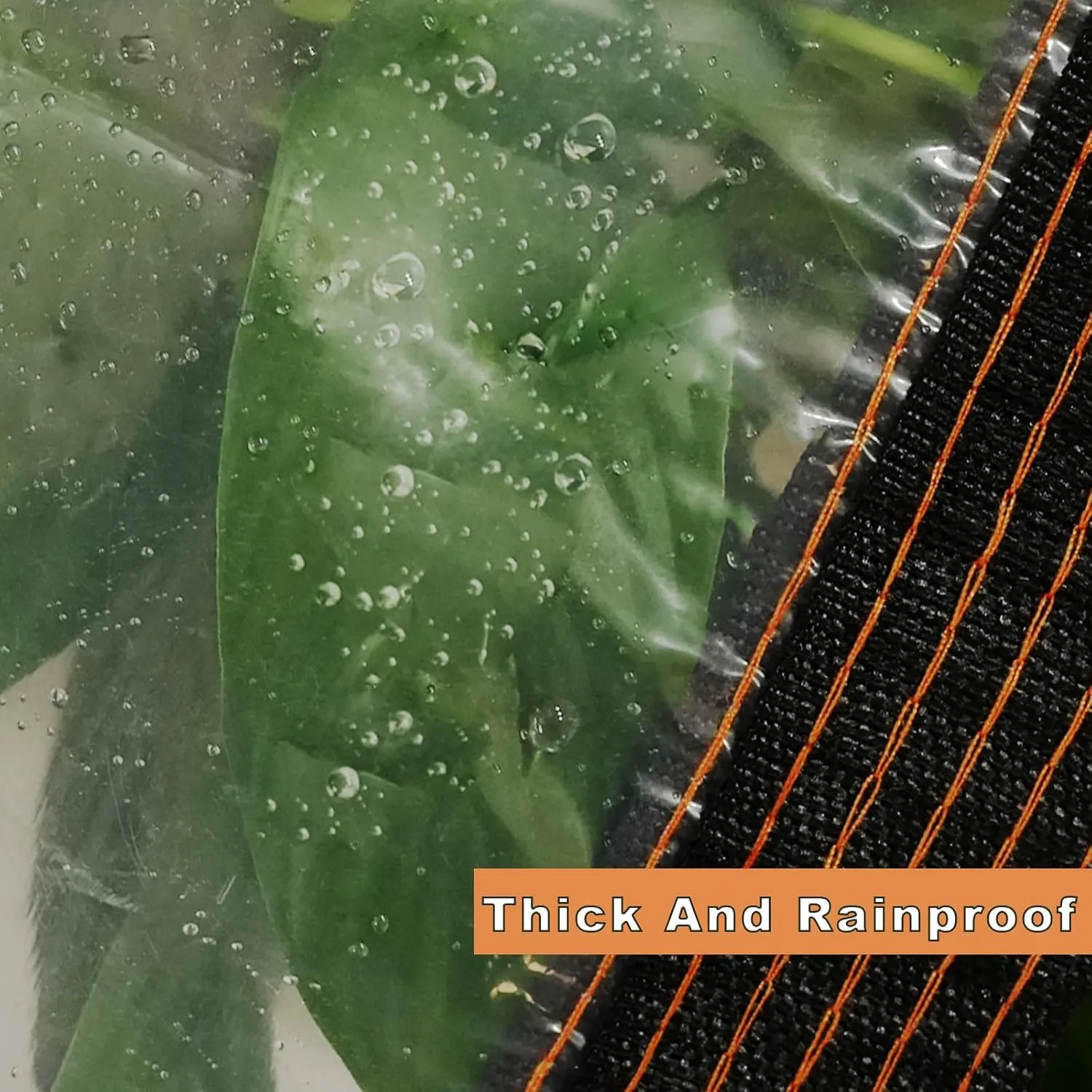Clear Tarp - Tarps Heavy Duty Waterproof 10x12Ft, 12 Mil Thick, Clear Tarp with Grommets, UV & Tear Resistant, Fade-Proof, for Outdoor Garden, Greenhouse, Patio, and Pavilion Rain Protection