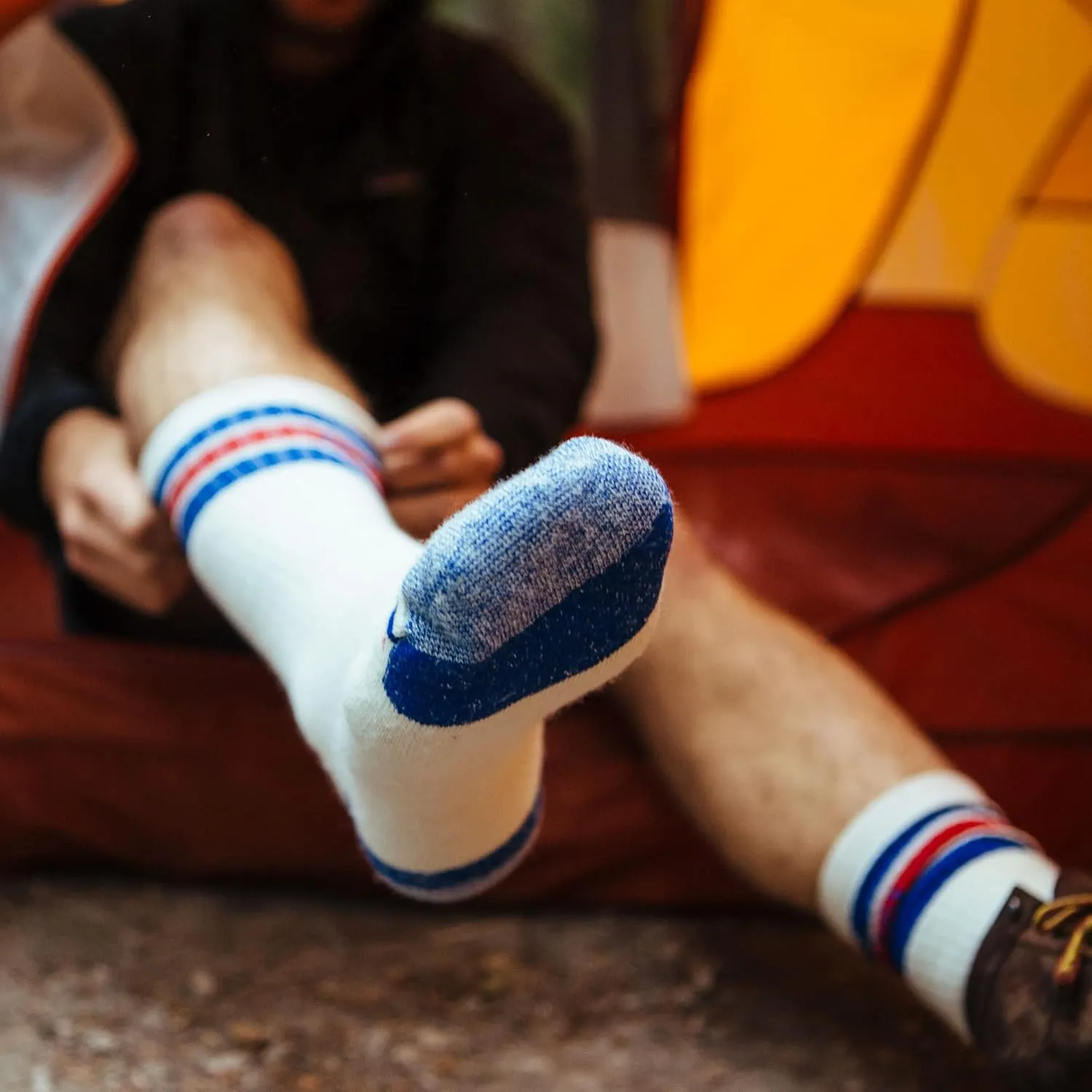 CloudLine Merino Wool Hiking Socks for Men and Women - Cushioned, Soft, Anti-Blister, Moisture Wicking, Made in USA - 1 Pair