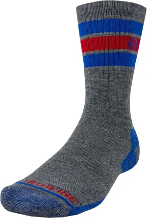 CloudLine Merino Wool Hiking Socks for Men and Women - Cushioned, Soft, Anti-Blister, Moisture Wicking, Made in USA - 1 Pair