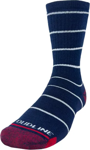 CloudLine Merino Wool Hiking Socks for Women - Full Cushioned, Soft, Anti-Blister, Moisture Wicking, Made in USA - 1 Pair