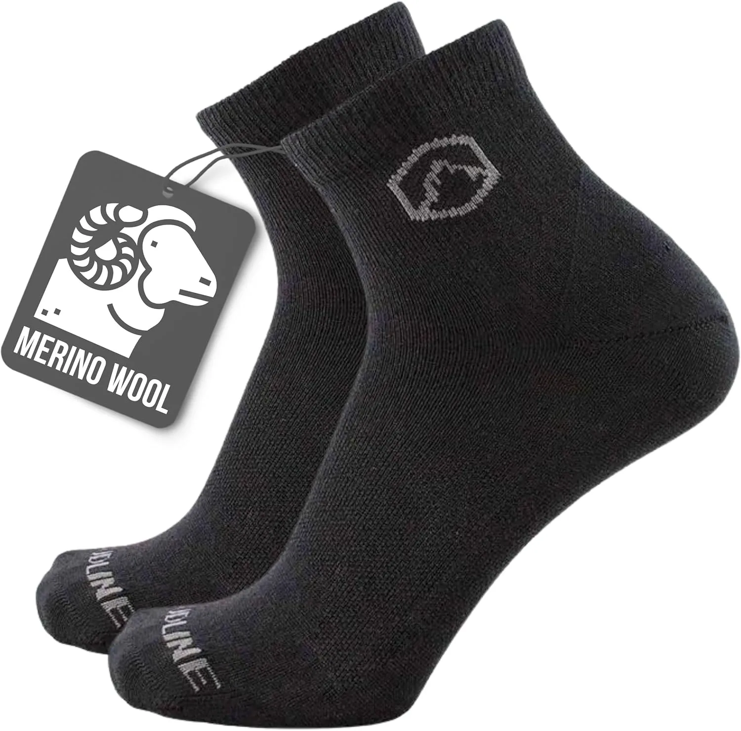 CloudLine - Merino Wool Socks for Men & Women, Wool Running Socks - Light Cushion, Breathable, Moisture Wicking - Made in USA