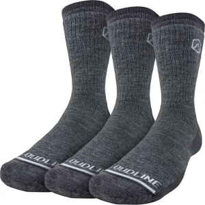 CloudLine - Merino Wool Socks for Men and Women, Ultralight Wool Hiking Socks - Thin, Anti-Blister, Moisture Wicking- 3 Pairs