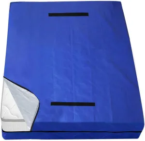 Coldwind Mattress Bags for Moving and Storage,Waterproof Mattress Cover for Moving with Heavy Duty Handles, Strong Zipper, Reusable Mattress Storage Bag, Moving Supplies & Moving Bags,King Size,Blue