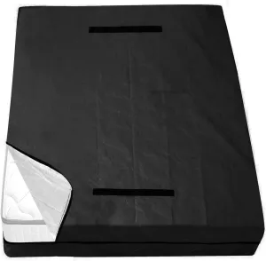Coldwind Mattress Bags for Moving and Storage,Waterproof Mattress Cover for Moving with Heavy Duty Handles, Strong Zipper, Reusable Mattress Storage Bag, Moving Supplies & Moving Bags,Twin Size,Black
