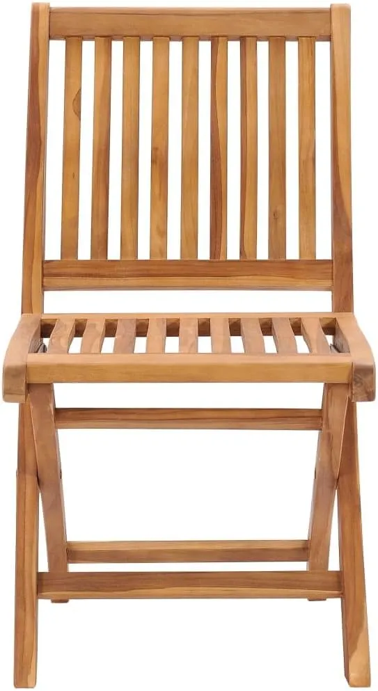 Comfortable Chair Camping Chairs Patio Chairs Kitchen Chairs - Patio Chairs 2 pcs with Red Cushions Solid Teak Wood for Outside Terrace Beaches Campsites