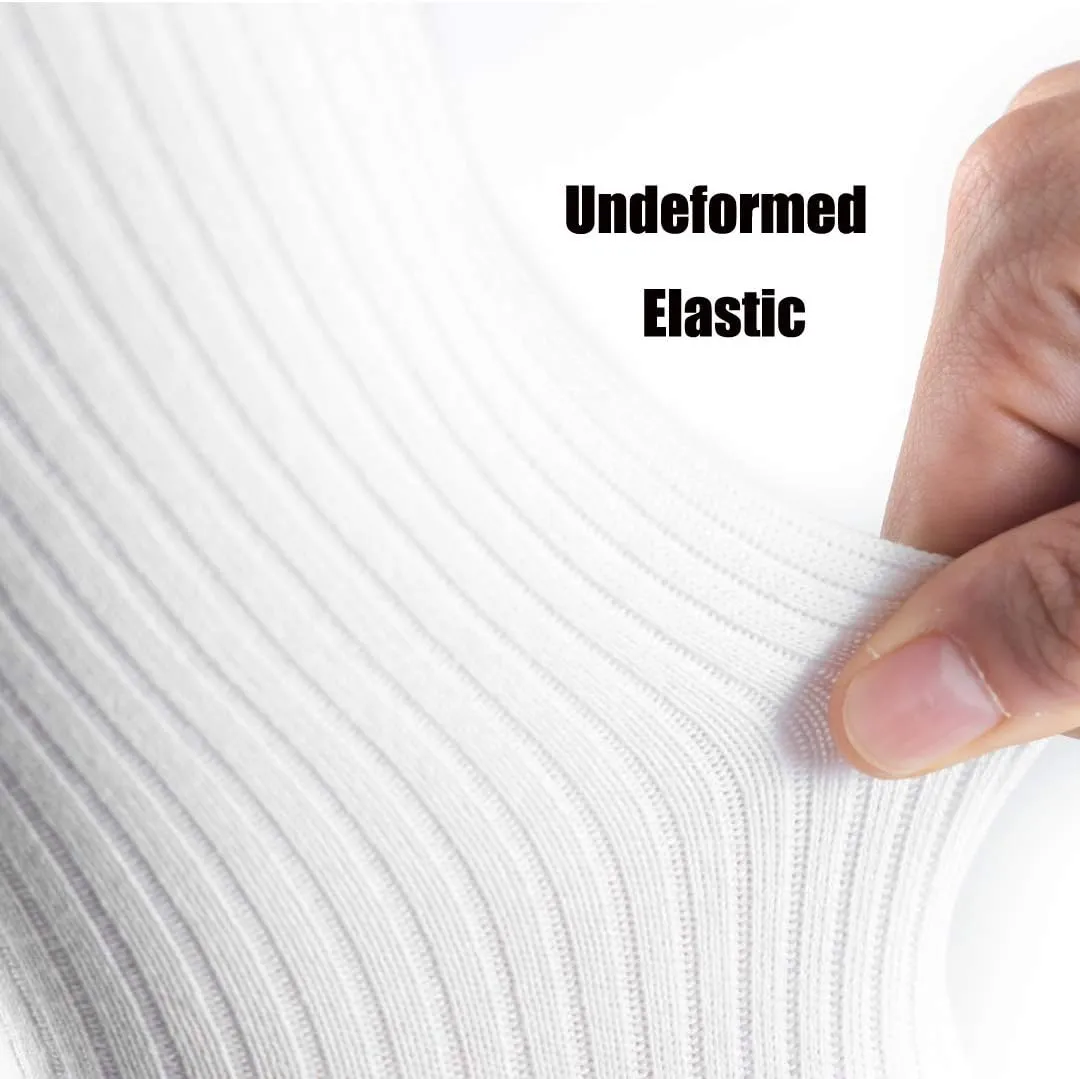 Comfy Quality Soft Breathable PURE Cotton Socks for Men & Women 6 pack