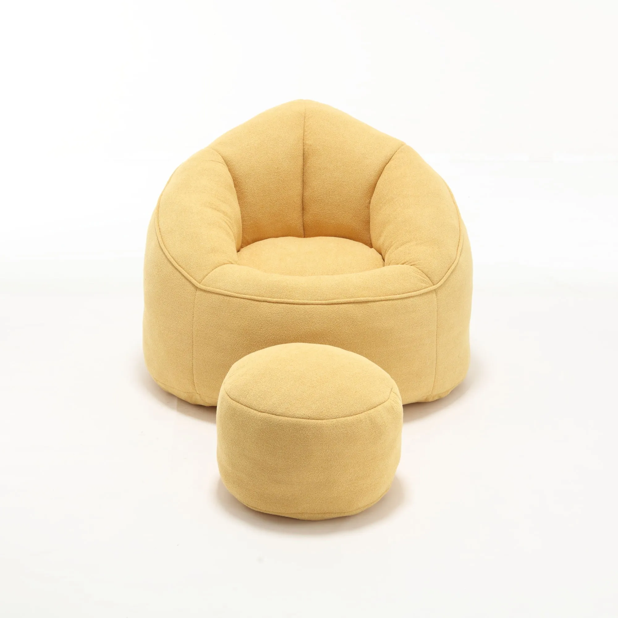 Compressed Padded Foam Bean Foam Footrest Bean Bag Chair Adult Pressure Sofa With Bag Express worldwide Buy-one-get-one-free Bean Chair With High Material Padding Bag Bedding