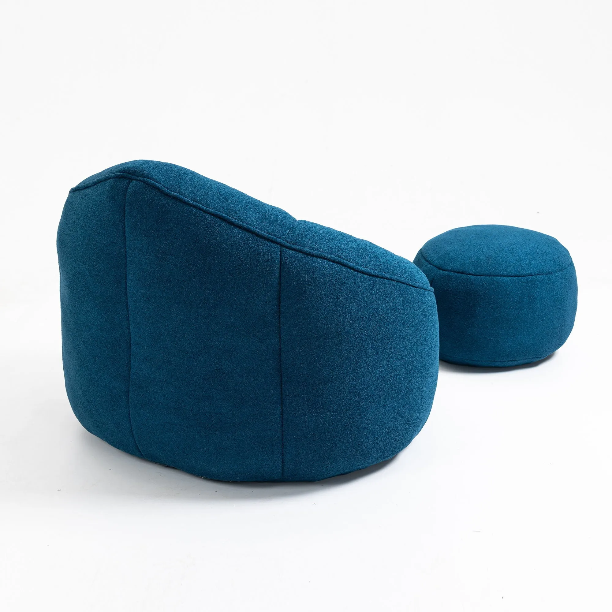 Compressed Padded Foam Bean Foam Footrest Bean Bag Chair Adult Pressure Sofa With Bag Express worldwide Buy-one-get-one-free Bean Chair With High Material Padding Bag Bedding