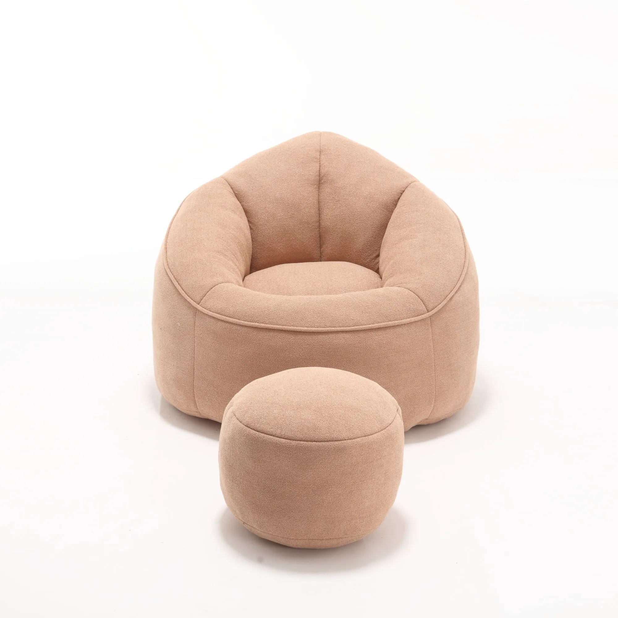Compressed Padded Foam Bean Foam Footrest Bean Bag Chair Adult Pressure Sofa With Bag Express worldwide Buy-one-get-one-free Bean Chair With High Material Padding Bag Bedding
