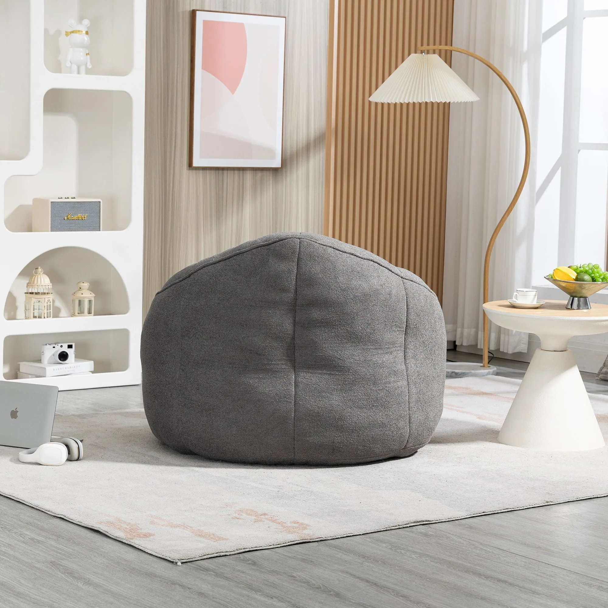 Compressed Padded Foam Bean Foam Footrest Bean Bag Chair Adult Pressure Sofa With Bag Express worldwide Buy-one-get-one-free Bean Chair With High Material Padding Bag Bedding